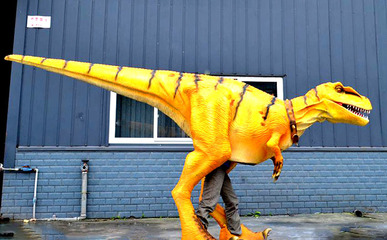 恐龙皮套 跨越时空的文化艺术服务新载体